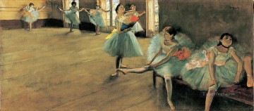  Lesson Painting - Dancing Lesson Edgar Degas